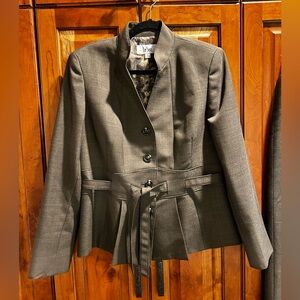 The Le Suit Brown Pant Suit Matching Set